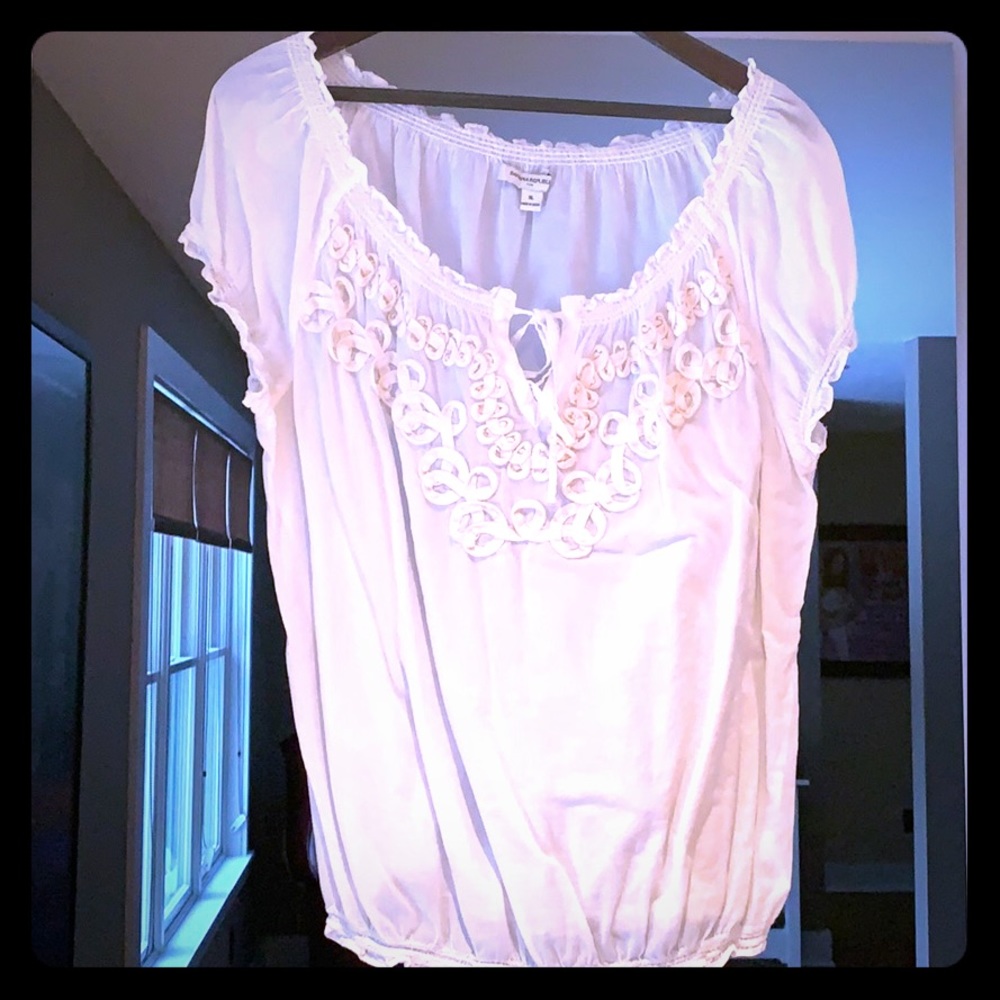Boho style Banana Republic top EUC